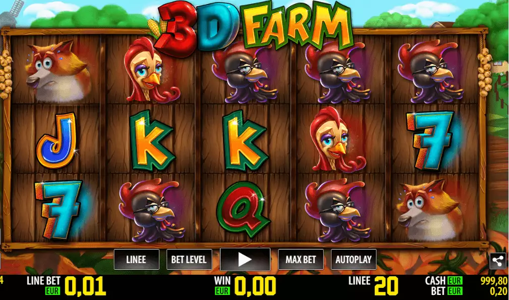 3d farm hd игровой автомат