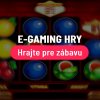 E-gaming automaty zadarmo! Hrajte online automaty bez vkladu a registrácie už dnes!