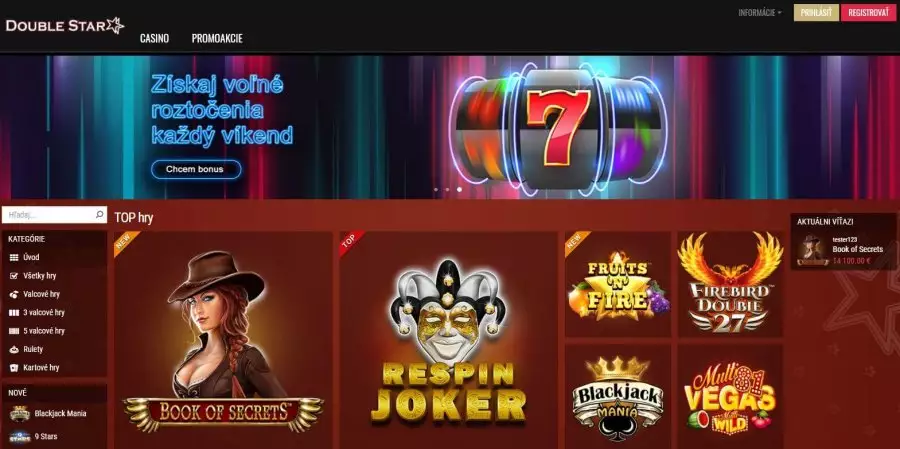 Mainkan di kasino online DoubleStar baru