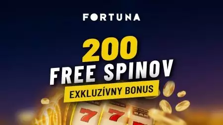 Exkluzívny Fortuna casino bonus – Berte 200 free spinovov za registráciu!