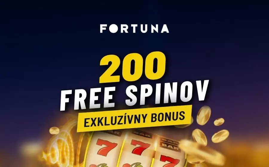 Exkluzívny Fortuna casino bonus – Berte 200 free spinovov za registráciu!