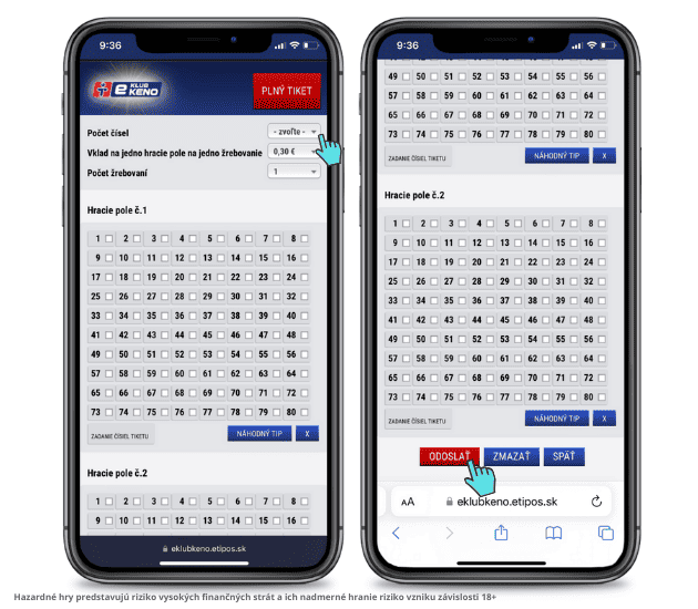 Klub keno ako podať