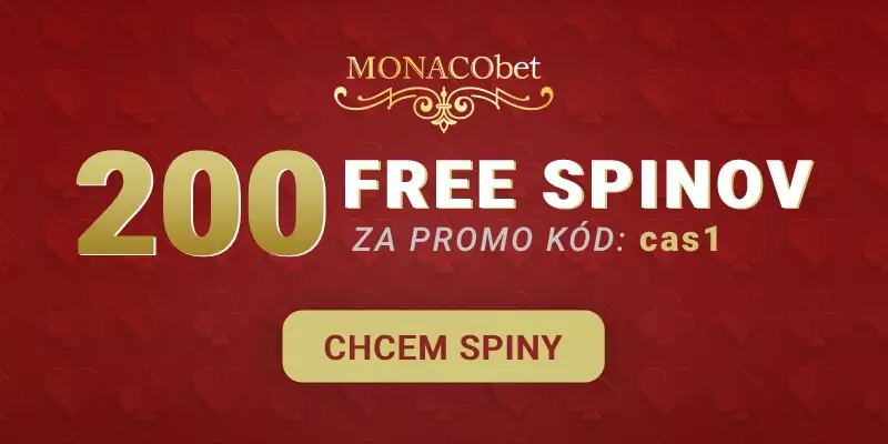 Monacobet free spiny za promo kód