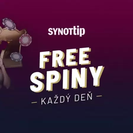 Synottip free spiny zadarmo – 250 + 20 free spinov zadarmo