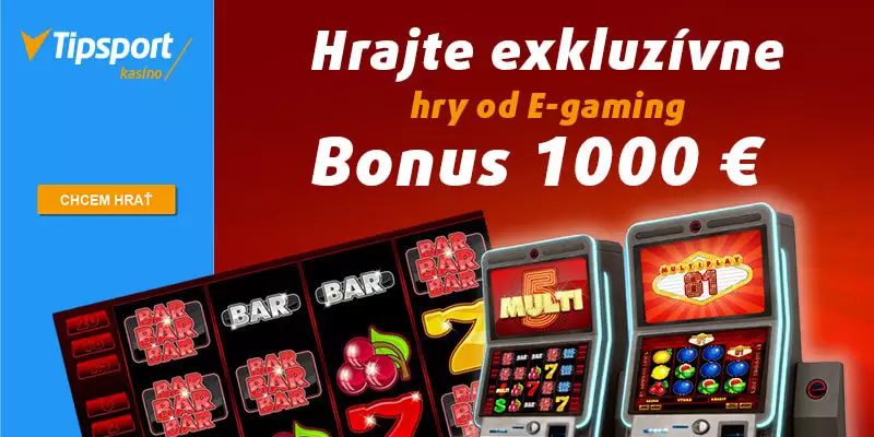 Tipsport casino e-gaming automaty