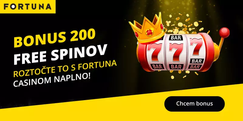 Bonus kasino Fortuna 200 putaran gratis melalui kasino sk