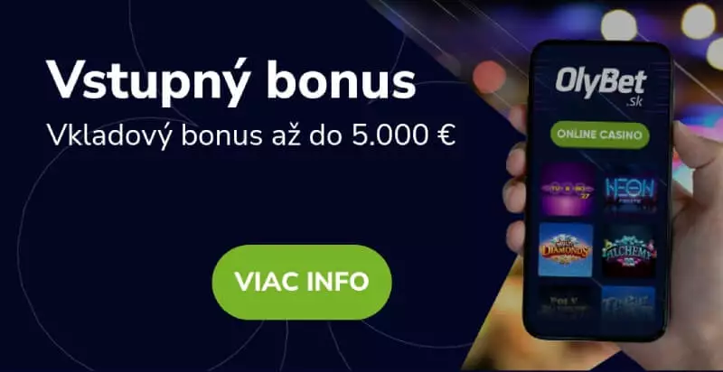 Bonus kasino OlyBet €5000 gratis
