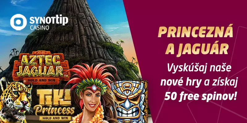 Synottip casino promo akcia princezná a jaguár