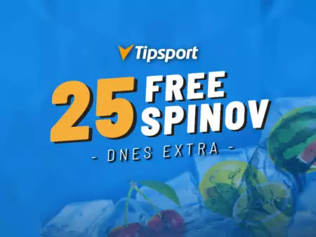 Tipsport bonus a free spiny bez vkladu – Berte bonus 25 free spinov zadarmo