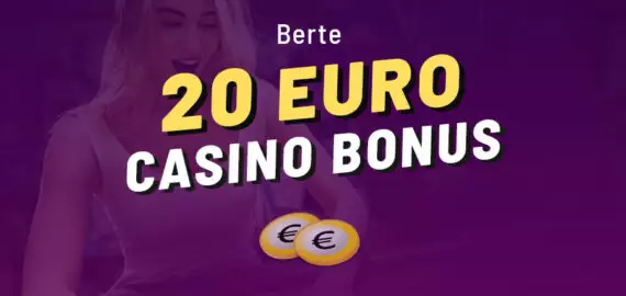 20€ bonus casino – Získajte 20 EUR za registráciu zadarmo dnes