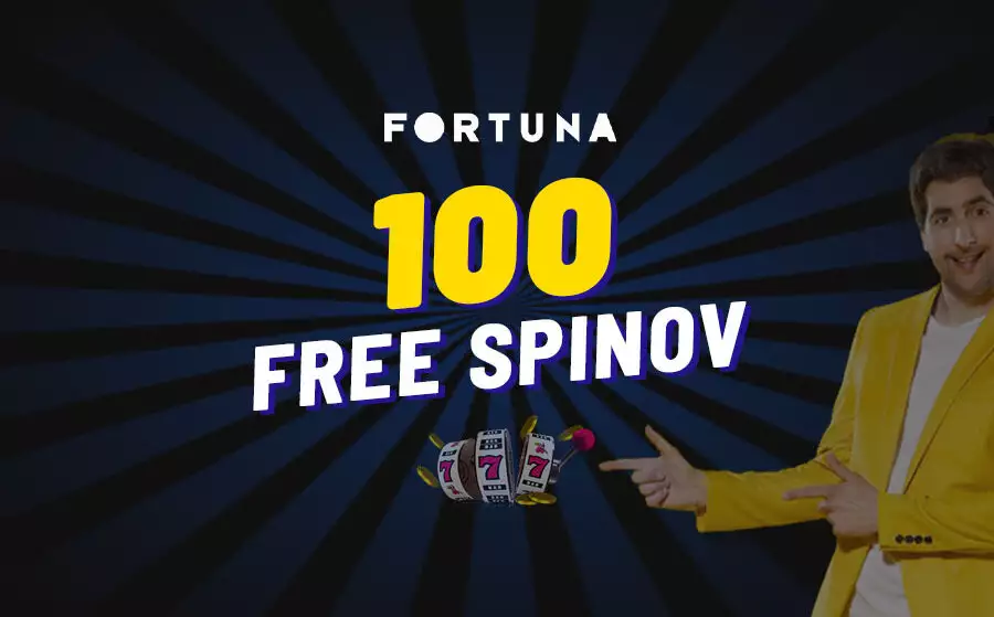 Fortuna free spiny dnes – 100 voľných točení zadarmo