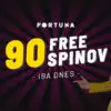 Fortuna free spiny dnes – 90 voľných točení zadarmo