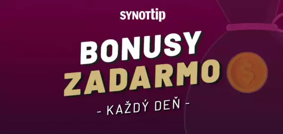 Synottip bonus zadarmo dnes – Získajte bonusy a free spiny zadarmo