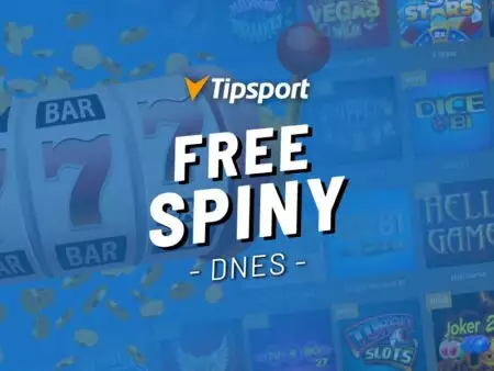 Tipsport casino bonus a free spiny bez vkladu – 5€ prémia zadarmo
