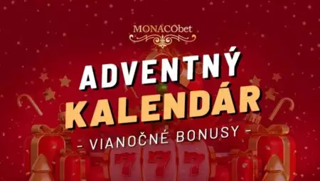 Casino Monacobet adventný kalendár 2023 – Free spiny a bonusy pre každého