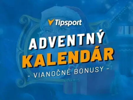 Tipsport adventný kalendár 2022 – Free spiny a peniaze zadarmo