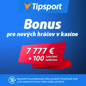 Tipsport casino free spiny zadarmo