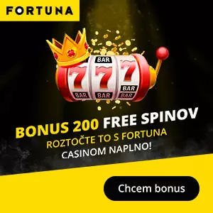 Fortuna bonusový promo kód 200 free spinov zadarmo