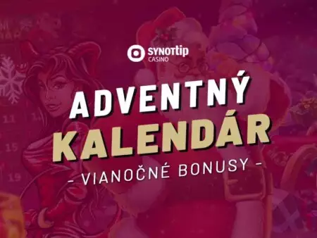 Synottip adventný kalendár 2024 – Získajte vianočné casino odmeny zadarmo