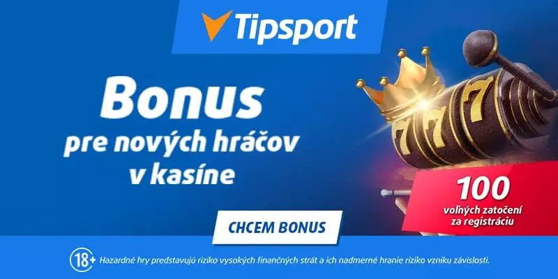 Tipsport casino bonus bez vkladu 100 free spinov za registráciu