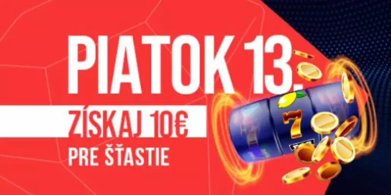 Olybet casino piatok 13. bonus 10€
