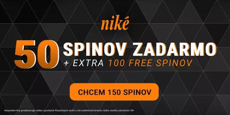 Casino Niké free spiny zadarmo, 150 voľných točení