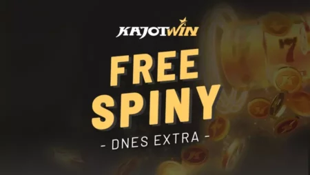 Kajotwin free spiny dnes zadarmo – 33 voľných točení