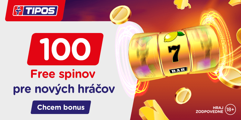 eTipos free spiny 100 spinov za registráciu