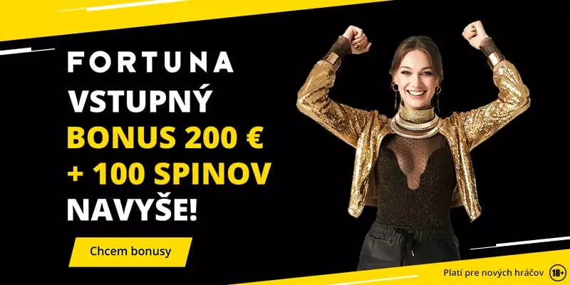 Fortuna casino vstupný bonus za registráciu a free spiny zadarmo