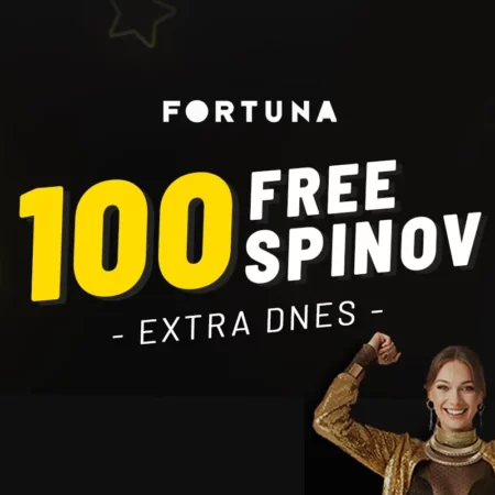 Fortuna free spiny dnes – 100 voľných točení zadarmo