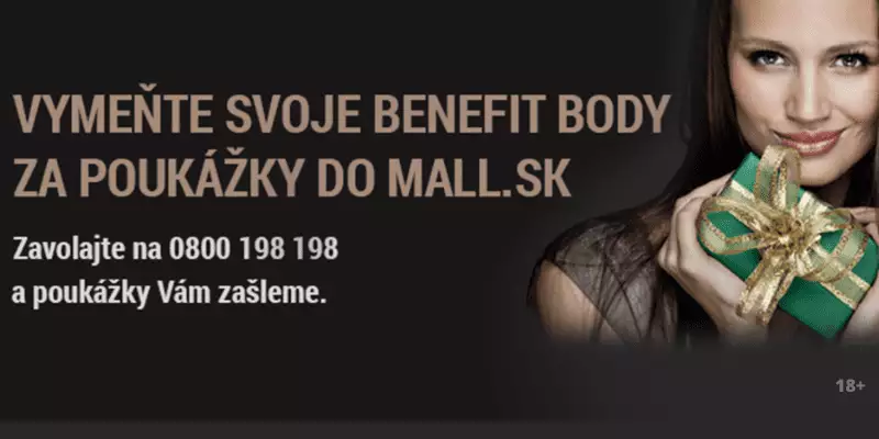 Synottip vernostný program poukážky do Mall.sk