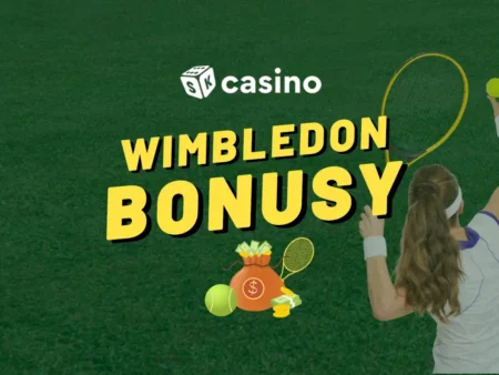 Wimbledon casino bonus 2025 – Sledujte tenis s bonusmi a free spinmi zadarmo