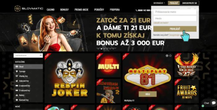 Slovmatic prihlásenie ako sa prihlásiť cez pc