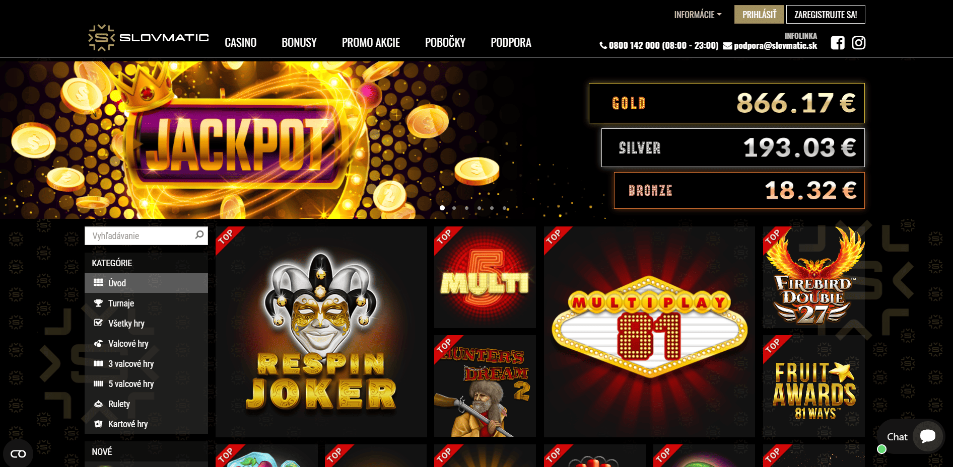 Slovmatic prihlásenie čo nájdete na stránke