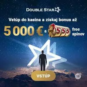 DoubleStar casino bonus 5000 EUR + 555 free spinov
