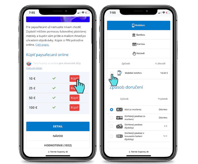 Paysafecard sms