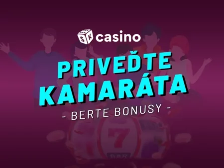 Bonus za kamaráta – Priveď kamaráta do online kasína a obaja získajte odmenu!