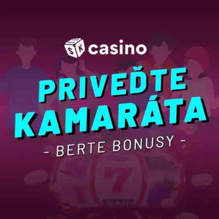 Bonus za kamaráta – Priveď kamaráta do online kasína a obaja získajte odmenu!