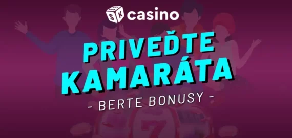 Bonus za kamaráta – Priveď kamaráta do online kasína a obaja získajte odmenu!