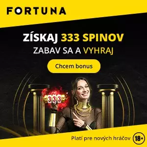 Fortuna casino 333 free spinov zadarmo