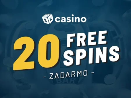 20 free spins zadarmo – Berte voľné točenia dnes zadarmo