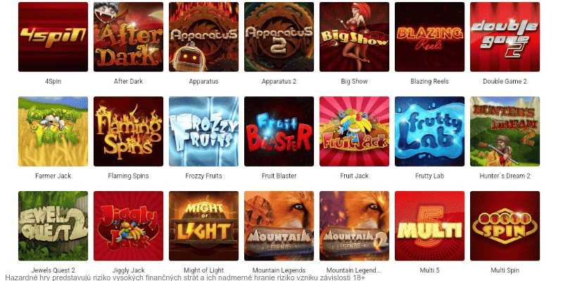 Hracie automaty za peniaze od výrobcu E-gaming.