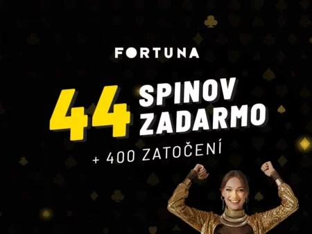 Fortuna free spiny dnes – 444 free spinov zadarmo