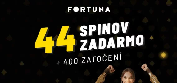 Fortuna free spiny dnes – 444 + 10 free spinov zadarmo