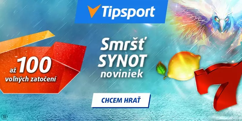 Tipsport casino free spiny zadarmo v smršti Synot noviniek