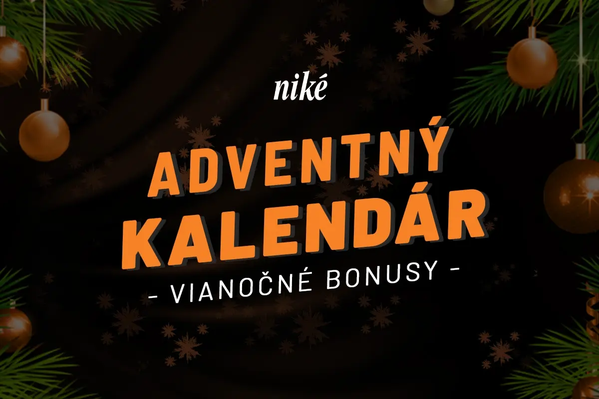 Niké adventný kalendár 2024 Bonusy a free spiny zadarmo!