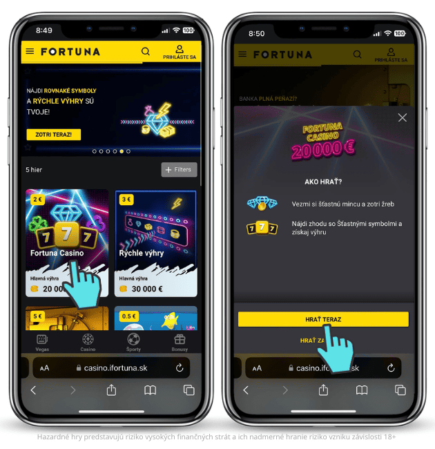 Fortuna stieracie žreby za peniaze