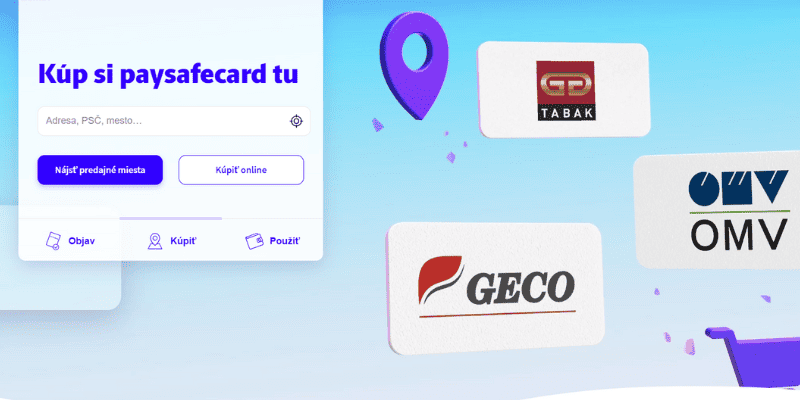 Paysafecard pobočky predajné miesta