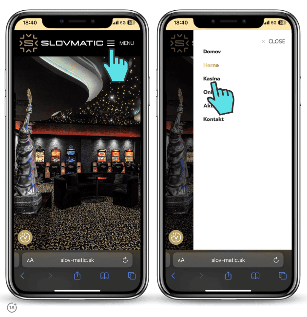 Slovmatic kontakt casina