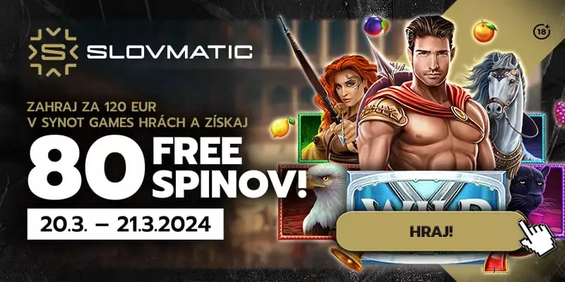 Slovmatic free spiny Synot